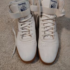 Reebok Classic White High-Top Sneakers